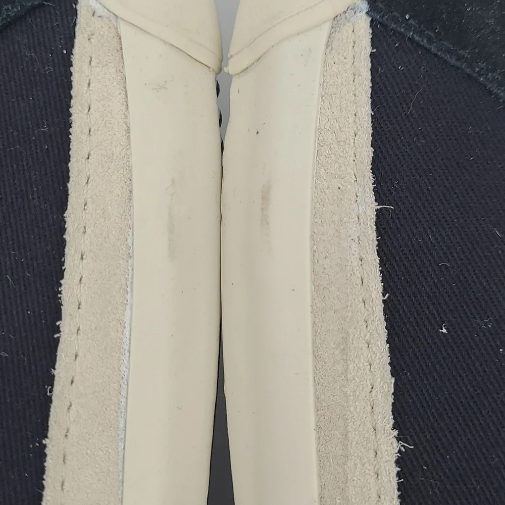 NWOT Black Suede/Canvas Combo Keds Sneakers‎ Women's Size 7.5
